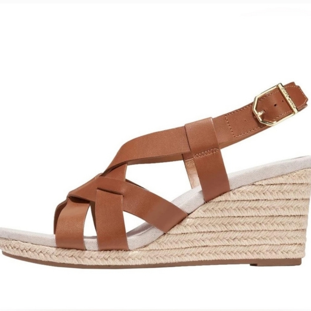 Cole Haan Crystal Wedge in Honey - Picture 2 of 4